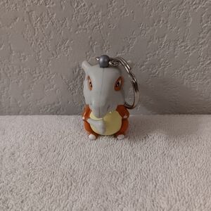 Cubone Keychain - Gray and Orange